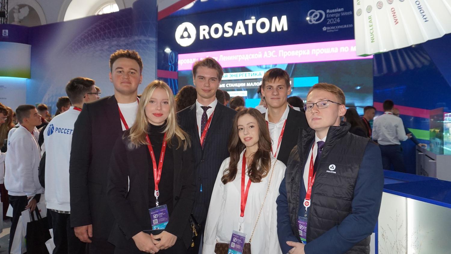 At the Rosatom stand, Russian Energy Week 2024