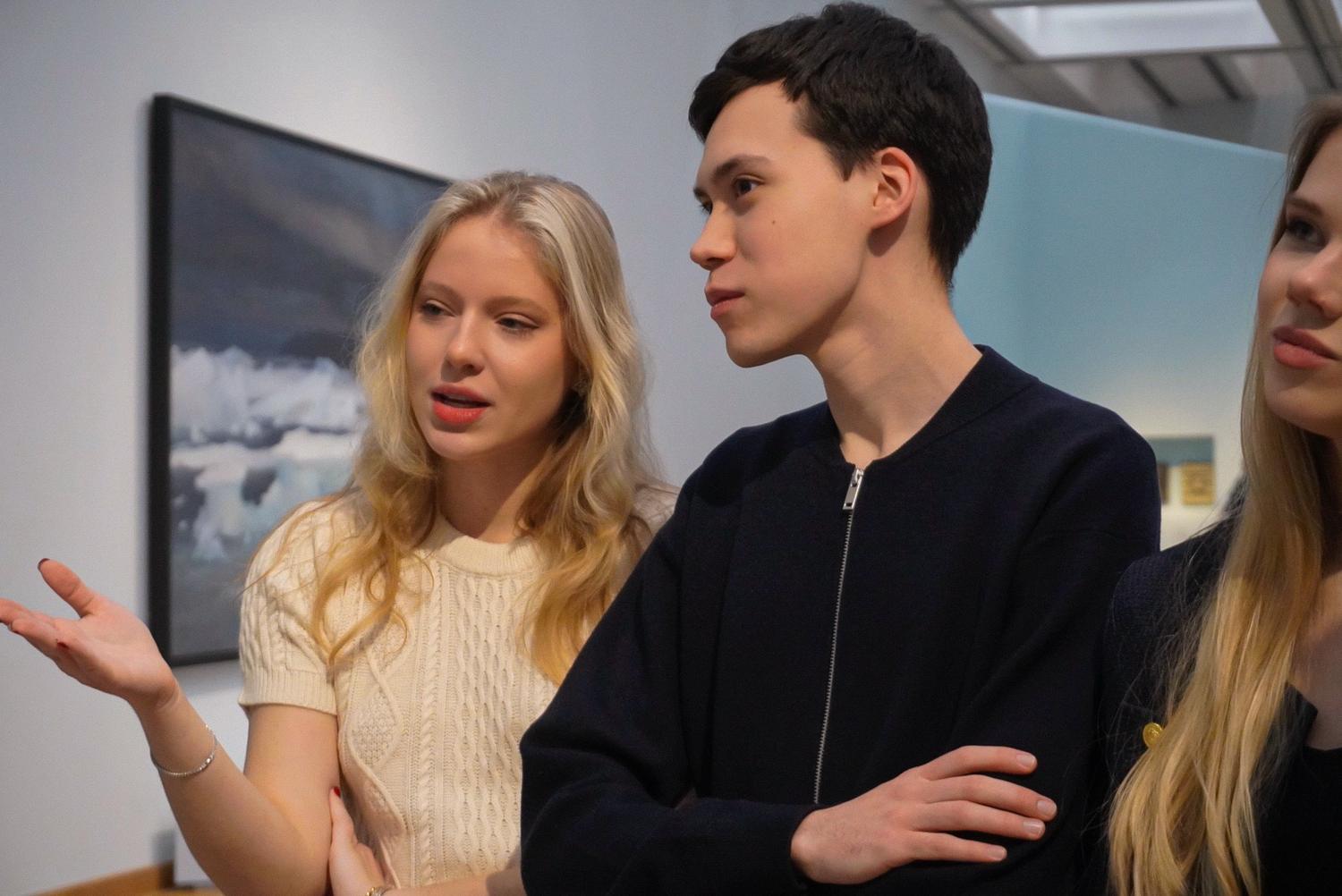 Discussing the Northern Sea Route exhibition