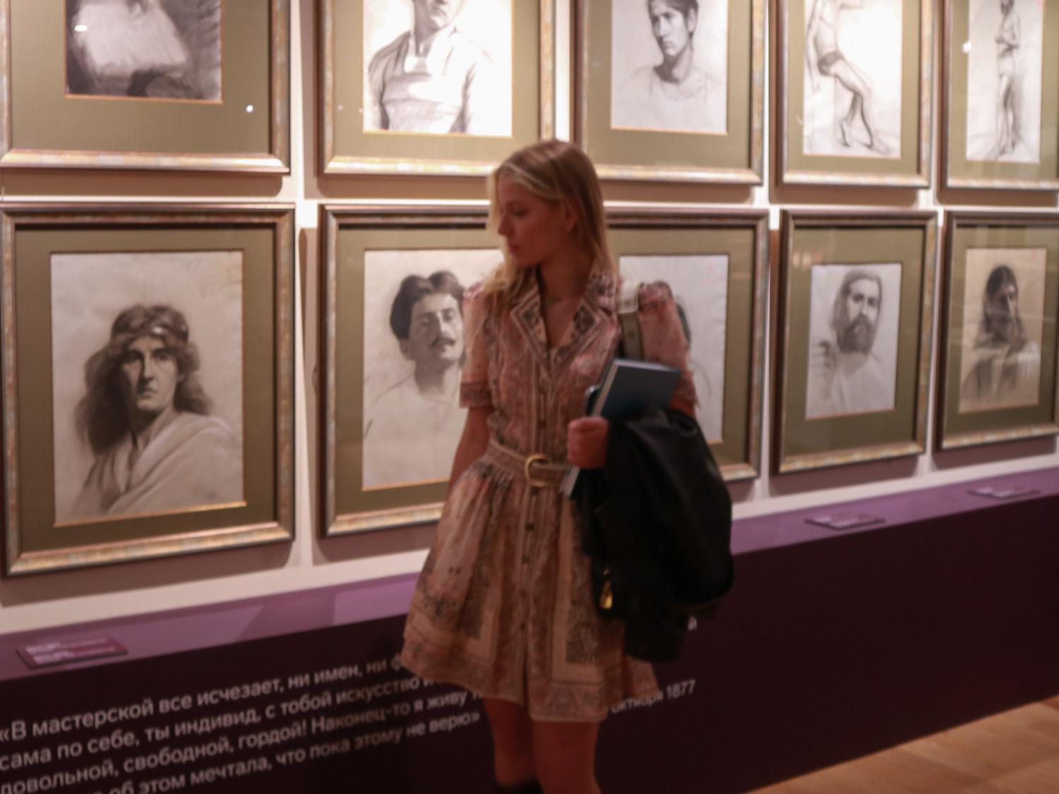Gallery of the Russian Abroad: portrait drawings