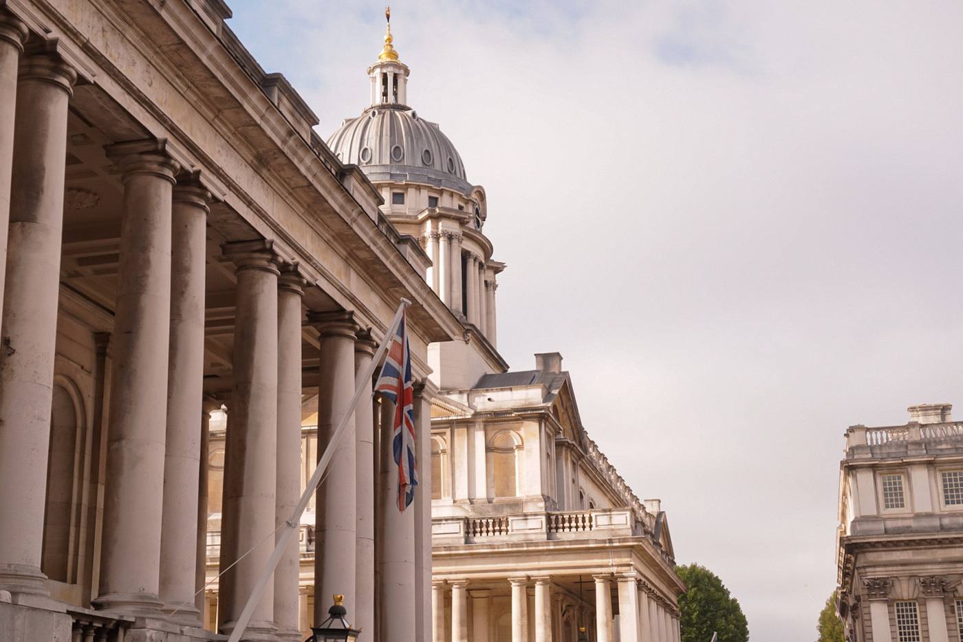 First day at the University of Greenwich, London